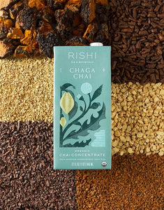 Rishi Organic Chaga Chai Concentrate (32 oz.) (12 cartons per case)