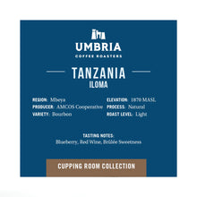 Load image into Gallery viewer, Cupping Room Collection - Tanzania Iloma
