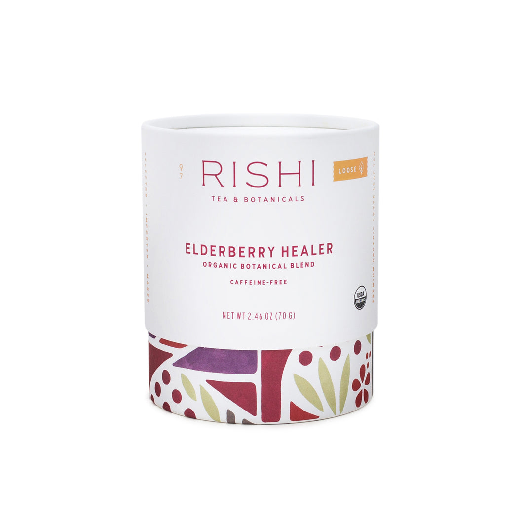 Rishi Elderberry Healer Loose Leaf Tube  (70 g)