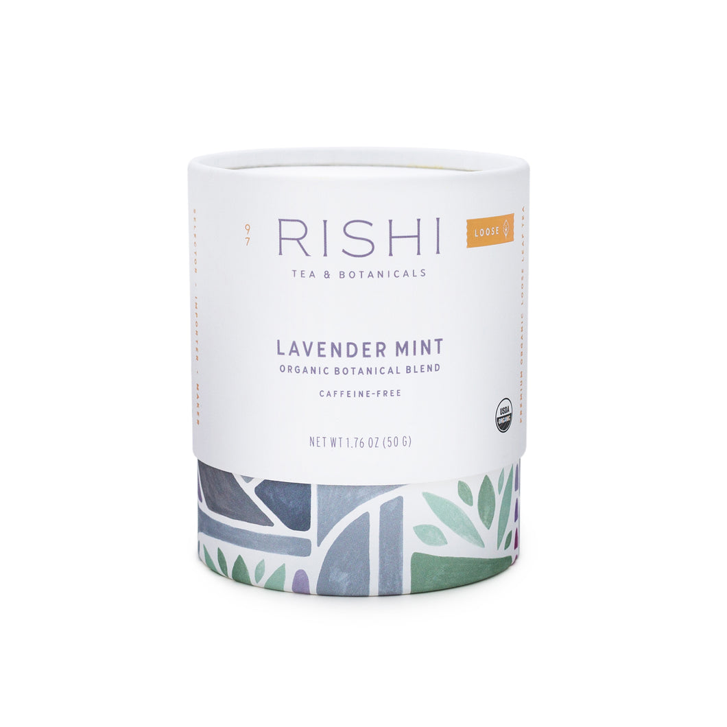 Rishi Lavender Mint Loose Leaf Tube  (50 g)