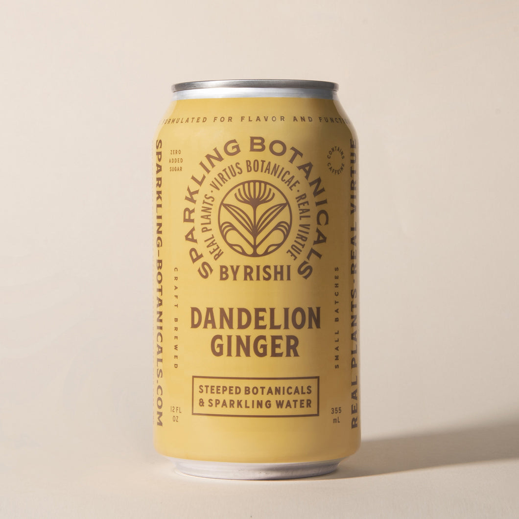 Rishi Sparkling Botanicals - Dandelion Ginger
