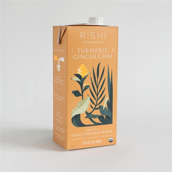 Rishi Organic Turmeric Ginger Chai Concentrate (32 oz.)