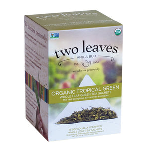 Two Leaves and a Bud Organic Tropical Green
